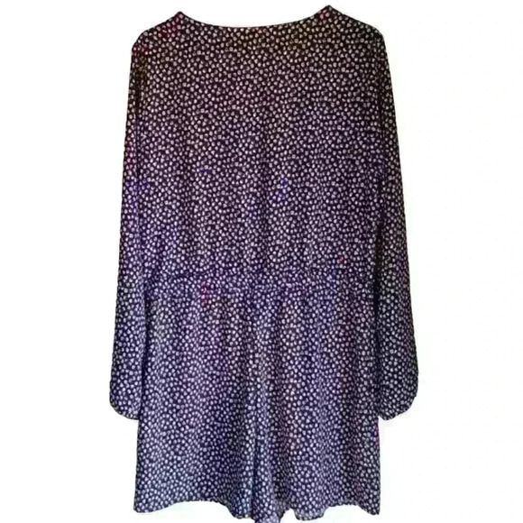 Tommy Jeans Floral Romper Women’s M | Long Sleeve V-Neck One-Piece Y2K - Picture 2 of 3